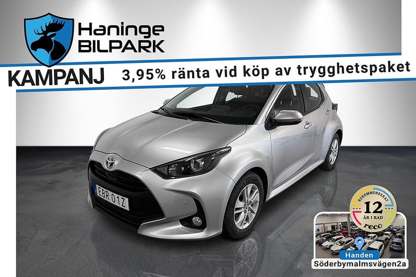 Bild 1 av Toyota Yaris Hybrid CVT Active/SUPERDEAL 3,95%/B-KAMERA/KAMKEDJA