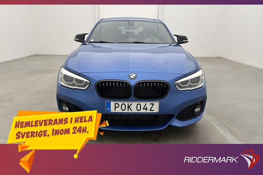 Bild 2 av BMW 118i 136hk M Sport Skinn Sensorer Sportstolar