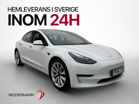 Tesla Model 3 Long Range AWD 498hk Pano Autopilot Skinn