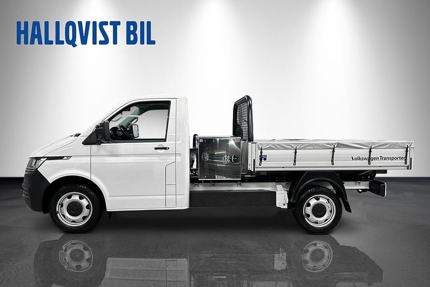 Bild 3 av Volkswagen Transporter Chassi Cab 150Hk Tippflak Leasbar Drag Värmare Kamera