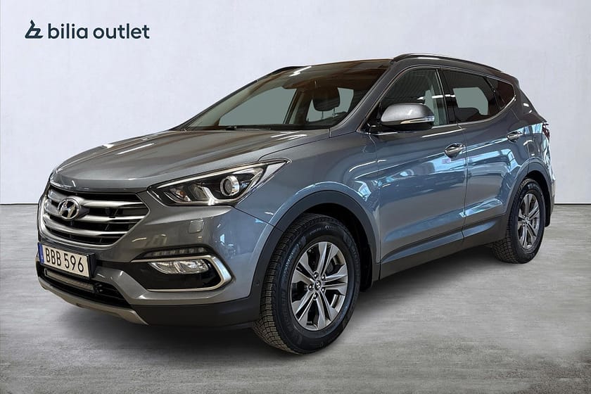 Bild 1 av Hyundai Santa Fe 2.2 CRDi 4WD 200hk / 7-sits / Panorama / Drag / Skinn