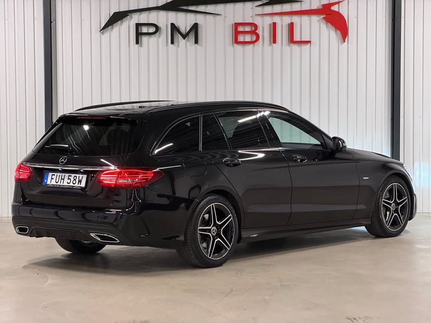 Bild 3 av Mercedes-Benz C 220 T d Night Edition AMG Line Drag Navi Cockpit S&V-Hjul