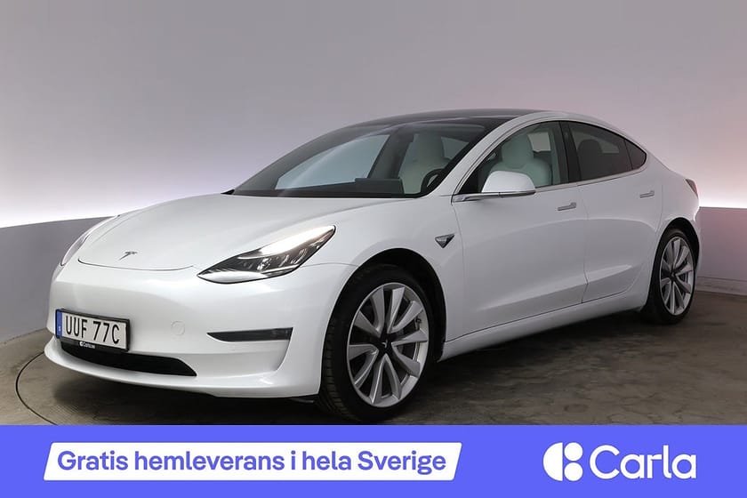 Bild 1 av Tesla Model 3 Long Range AWD Autopilot Pano Drag