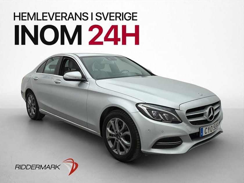 Bild 1 av Mercedes-Benz C 250 d BlueTEC 4MATIC 4M Avantgarde Läder Nav Sensorer Drag