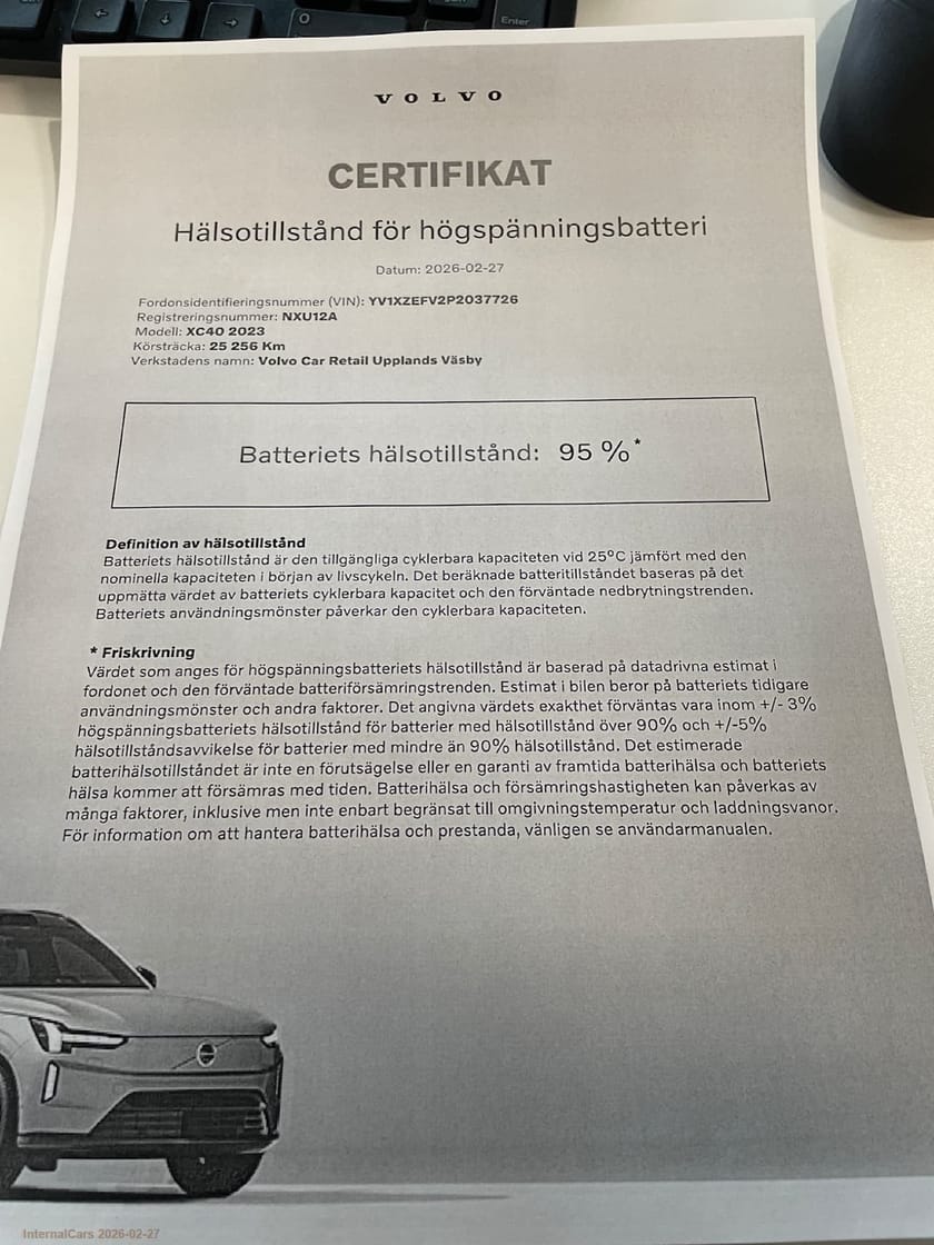 Bild 3 av Volvo XC40 Recharge Single Motor Core / Klimatpaket (SELEKT)