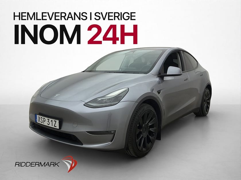 Bild 4 av Tesla Model Y Long Range AWD Pano AP Dragkrok MOMS Sv.Såld