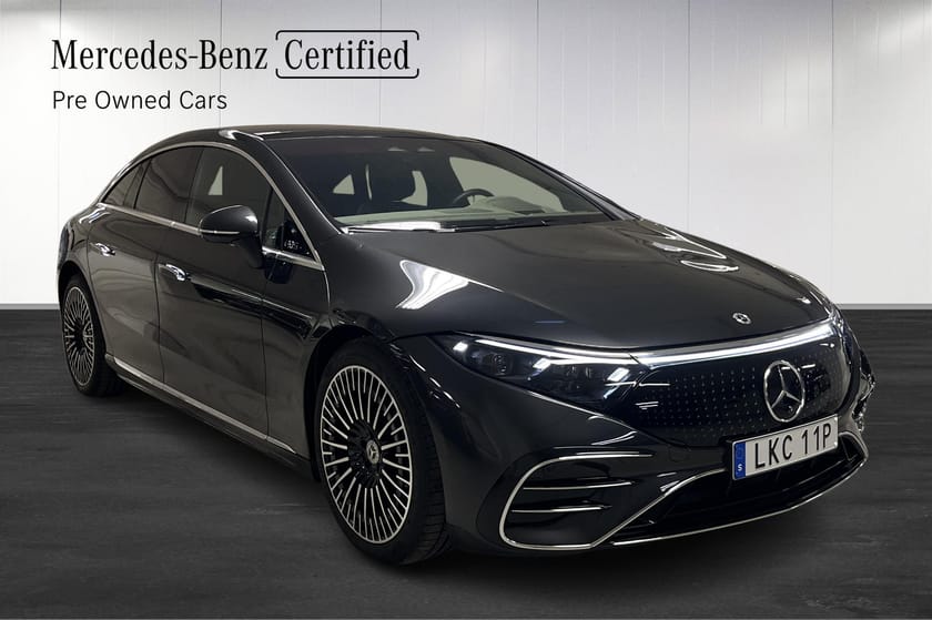 Bild 3 av Mercedes-Benz EQS 580 4MATIC AMG / Pano / RattVä / Akustikglas