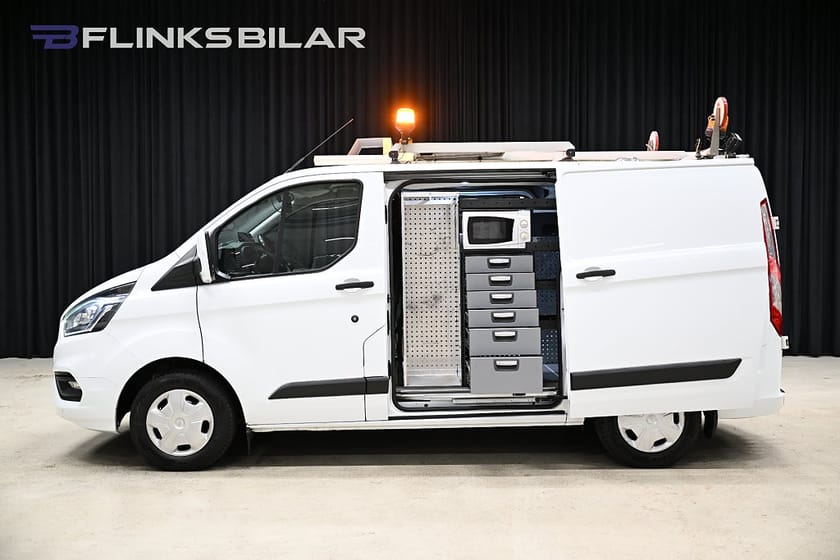 Bild 3 av Ford Transit Custom 300 130HK Servicebil|Dubbeldörr|Inredd|NyKamrem|Moms