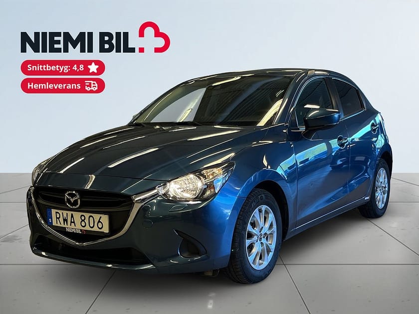 Bild 1 av Mazda 2 5-dörrar Sov-däck/Mok-värm/Kamera/Navi/10År Garanti