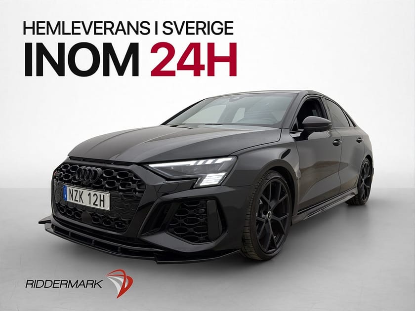 Bild 1 av Audi RS 3 Sedan RS3 Black Edt B&O 360° Sportavgas 400hk