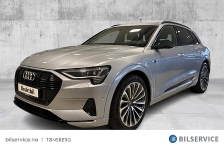 Audi e-tron 50 quattro Adv Krok/B&O/Luft/21"/HUD/360°/Sort-optikk