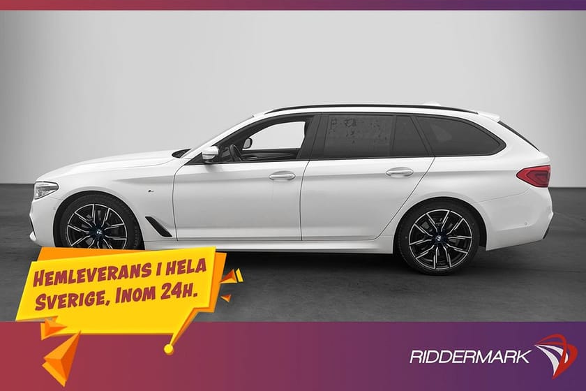 Bild 1 av BMW 540d xDrive Touring 540 320hk Innovation H/K Pano 360° D-Värm Skinn