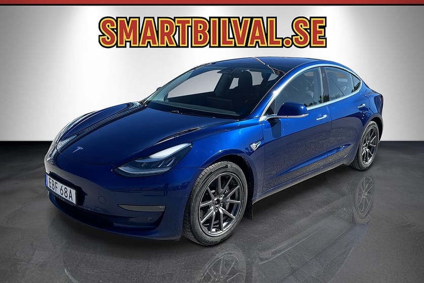 Bild 1 av Tesla Model 3 Long Range AWD Räckvidd 58 Mil 1 Ägare Autopilot Pano