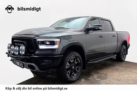 RAM 1500 Crew Cab 5.7 V8 HEMI 4x4 REBEL Drag Läder Pano Navi Kamera 395hk