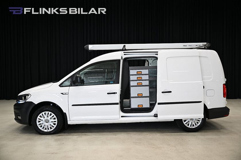 Bild 1 av Volkswagen Caddy Maxi Van DSG 122HK Servicebil|Inredd|Dubbeldörr|Lågmil|Leasbar