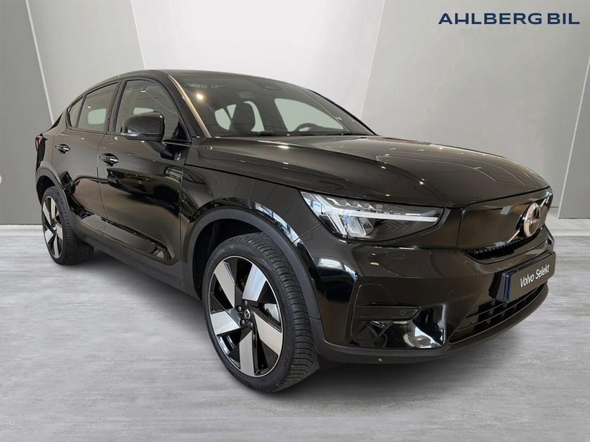 Bild 1 av Volvo C40 Recharge Single Motor ⚫ Core, BEGAGNADE VINTERHJUL INGÅR, Klimatpaket, Dragkrok Halvautomatisk, Parkeringskamera Bak, Google Maps