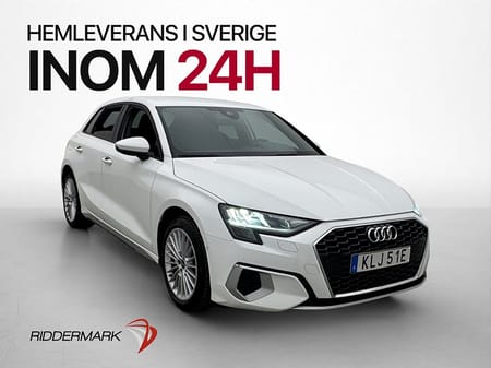 Audi A3 Sportback 35 TFSI 150hk Cockpit CarPlay Kamera