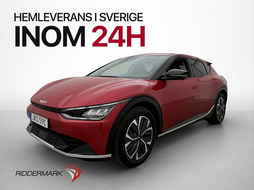 Bild 1 av Kia EV6 77.4 kWh AWD 325hk PLUS 360° Skinn Elstolar CarPlay