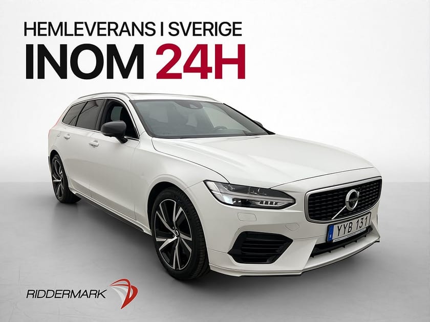 Bild 1 av Volvo V90 Recharge T8 AWD R-Design Värmare H/K 360° Drag