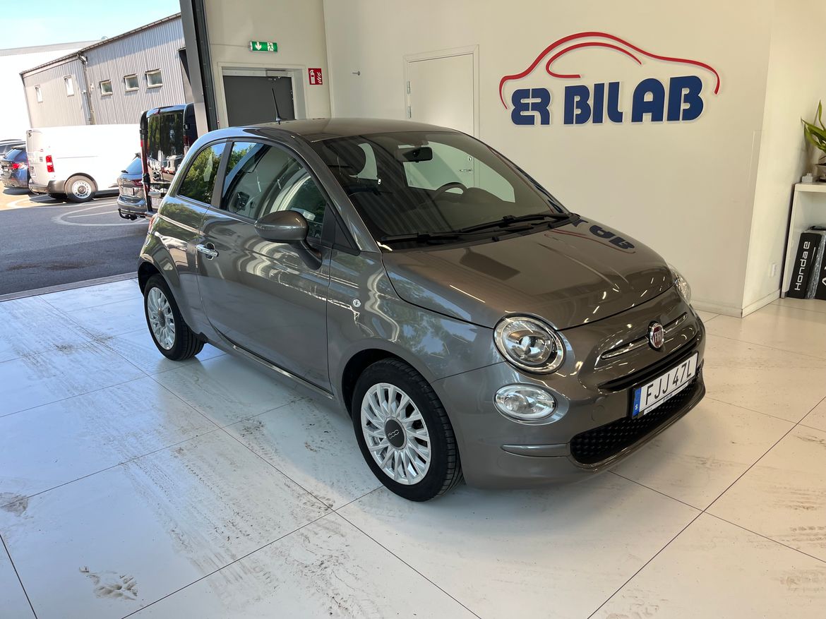 Fiat 500 Hybrid Manuell, 70hk, 2022
