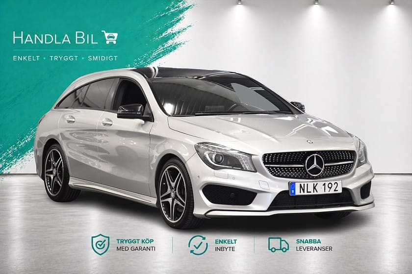 Bild 4 av Mercedes-Benz CLA 220 CDI Shooting Brake AMG Line Panorama H/K Skinn Navi Ny-Serv