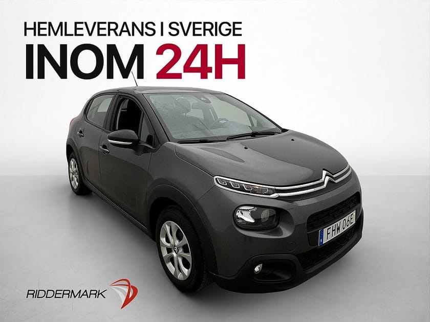 Bild 1 av Citroën C3 1.2 PureTech 83hk Bluetooht AC Sätesvärme CarPlay