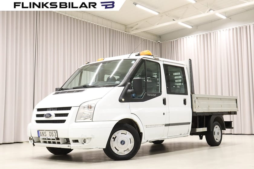 Bild 1 av Ford Transit T300 Chassis Dubbelhytt 2.2 TDCi 115HK Dubbelhytt|7-Sits|Flak|Momsbil