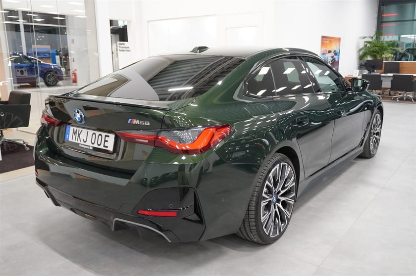 Bild 2 av BMW i4 M50 xDrive Gran Coupé Supercharged M Sport Pro 20 Laser Taklucka M Sportstolar