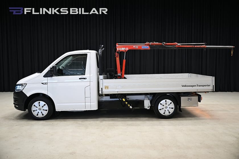 Bild 2 av Volkswagen Transporter Chassi Cab 4Motion 150HK Kranbil Flak Leasebar