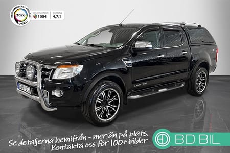 Ford Ranger Dubbelhytt 2.2 TDCi 4x4 VÄRMARE KÅPA FRONTBÅGE DRAGKROK