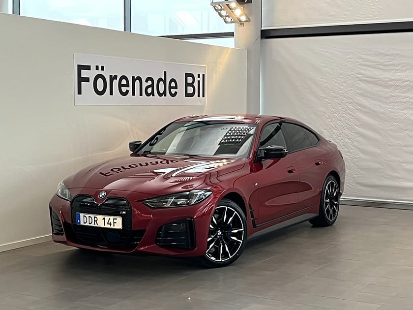 Bild 1 av BMW i4 M60 xDrive Gran Coupé Fully Charged H/K Drag ParkAssist Rattvärme