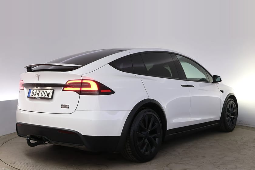 Bild 5 av Tesla Model X Plaid 6-sits Full FSD Autopilot Pano Dragkrok