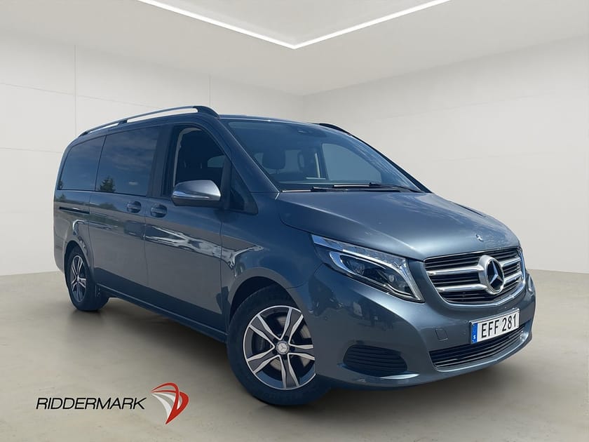 Bild 3 av Mercedes-Benz V 220d 3.1t 220 Lång Värmare Drag B-Kamera Navi 8-Sits