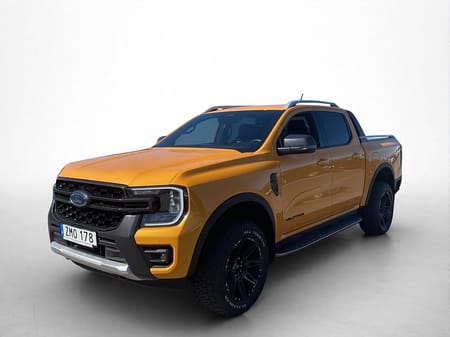 Ford Ranger Dubbelhytt Wildtrak e-4WD Värmare Cockpit Drag CARPLAY MOMS