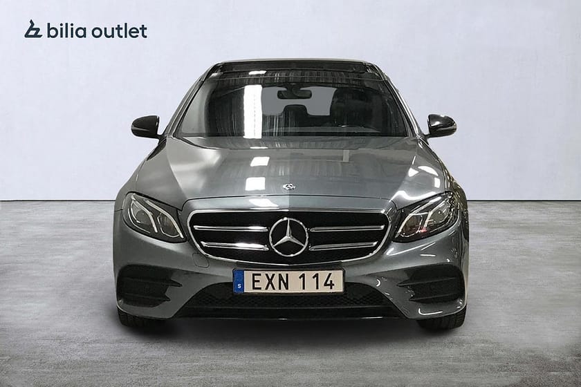 Bild 2 av Mercedes-Benz E 220 T d 4MATIC AMG 194hk Nightpkt Pano Drag Burmester