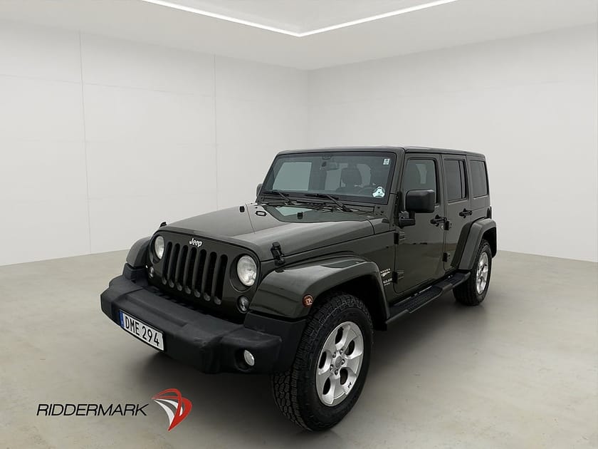 Bild 3 av Jeep Wrangler Unlimited 2.8 4WD 200hk Sahara Dragkrok Navi Skinn