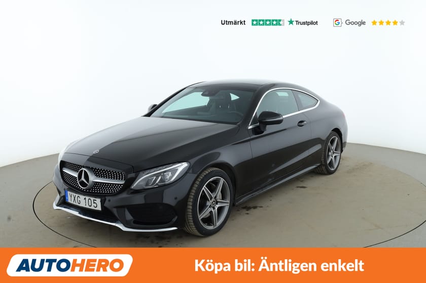 Bild 1 av Mercedes-Benz C 200 Coupé AMG Line / Dragkrok, Burmester