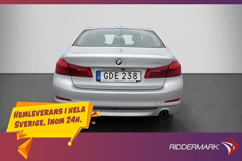Bild 5 av BMW 530e iPerformance Sedan 252hk Sport line Kamera Navi Nyservad