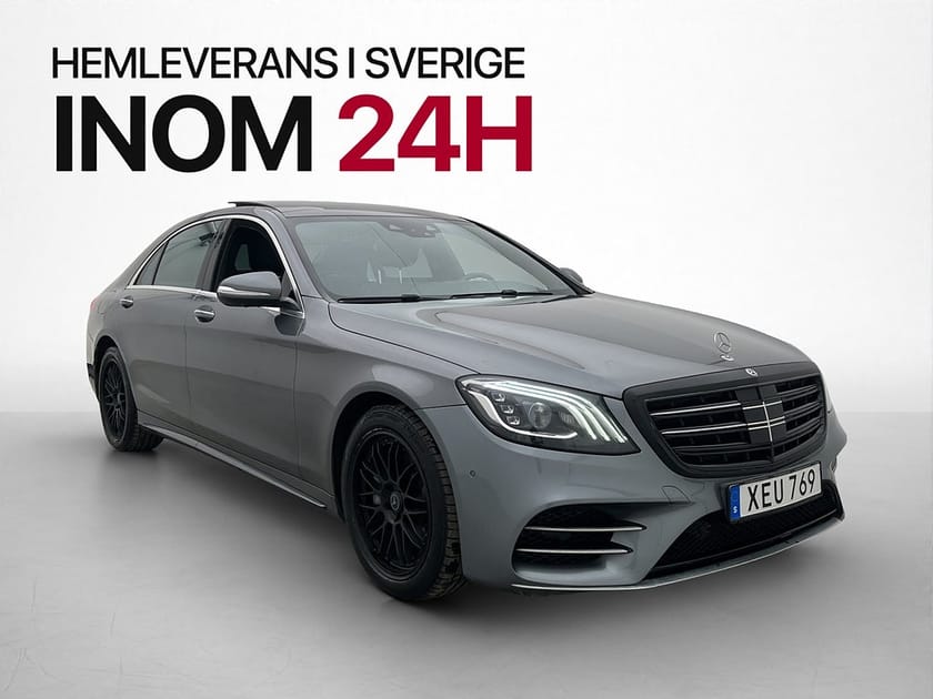 Bild 1 av Mercedes-Benz S 400 d 4MATIC L 4M 340hk AMG Pano D-Värm Burm 360°