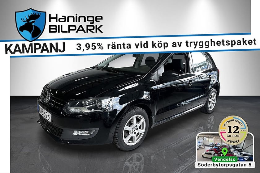 Bild 1 av Volkswagen Polo 5-DR 1.4 MASTERS SUPERDEAL 3.95% / BLUETOOTH / LÅGMILAD