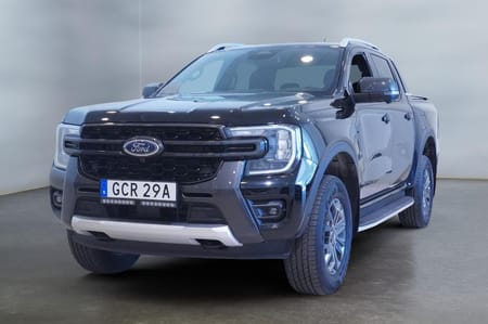 Ford Ranger Dubbelhytt Double Cab Wildtrak 3.0l Td V6 240 hk E-4wd 10AT Dragkrok 360 Kamera Läderklädsel