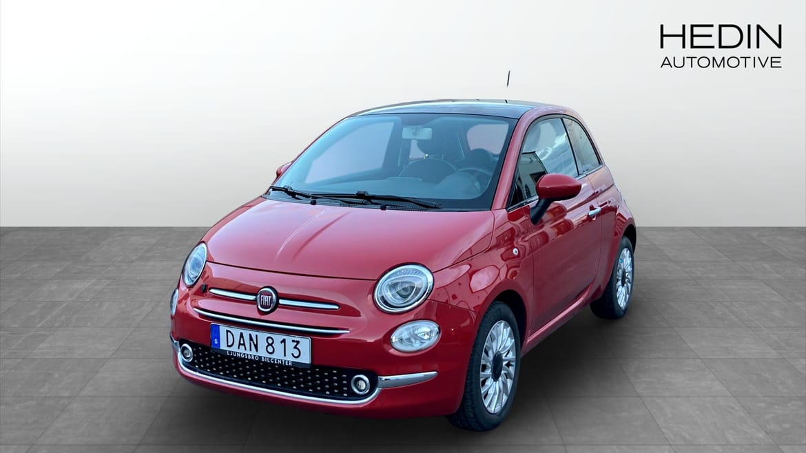 Fiat 500 1.2 8V Manuell, 5-trinn, 69hk, 2017
