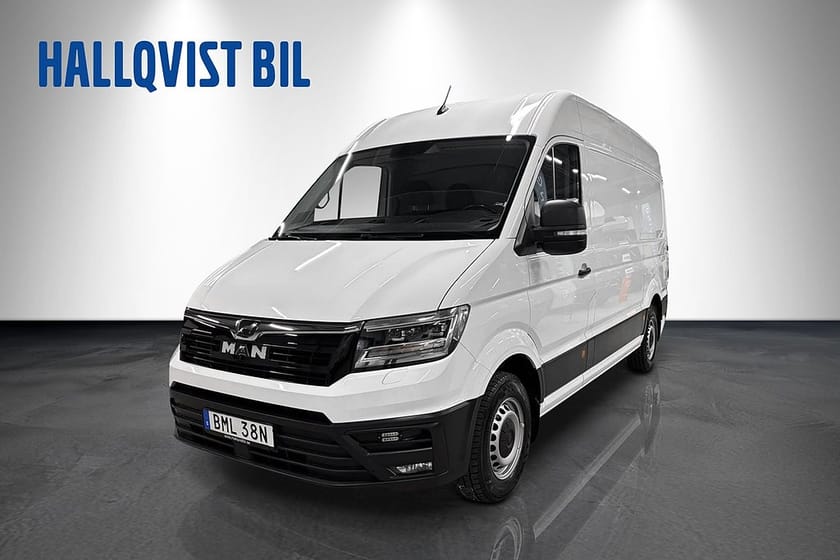 Bild 1 av MAN TGE Skåpbil 3.0t 2.0TDI 177hk Värmare Drag B-Kamera CARPLAY Moms
