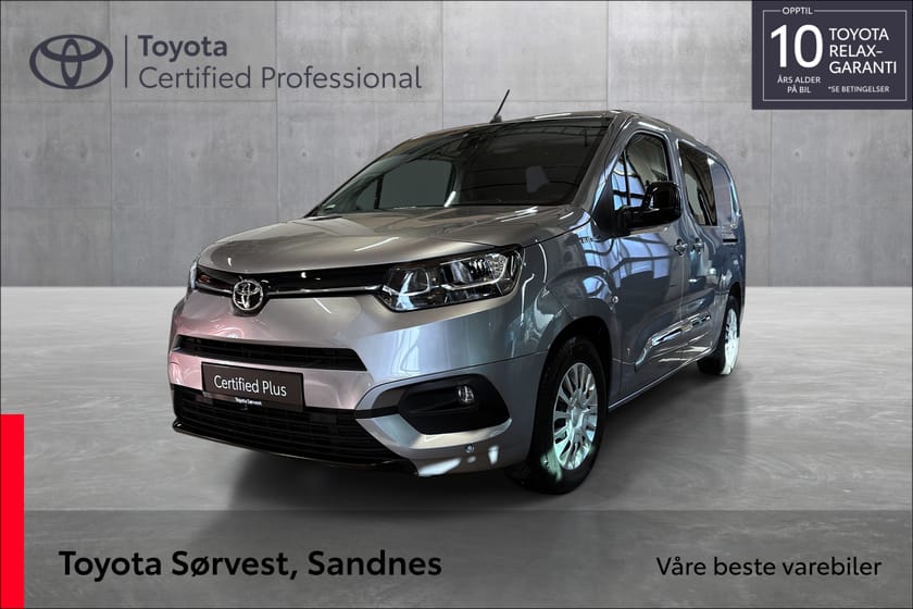 Bilde 1 av Toyota ProAce City Electric Lang L2 skyvedører Elektrisk 50kWt  Comfort