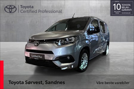 Toyota ProAce City Electric Lang L2 skyvedører Elektrisk 50kWt  Comfort