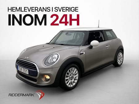MINI Cooper 3-Dörrars 136hk Pepper M/K-Värmare P-Sensorer