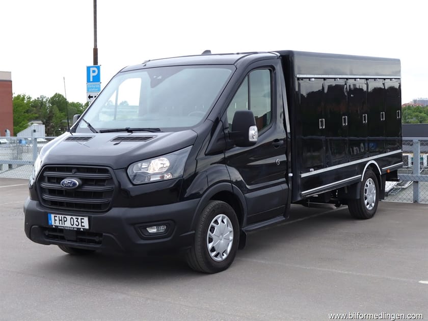 Bild 1 av Ford Transit 350 Chassi Cab Flak Kylbil 1 ägare Moms