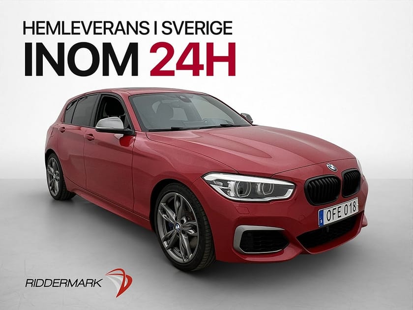 Bild 1 av BMW M140i xDrive 340hk Taklucka H/K Navi Kamera Svensksåld