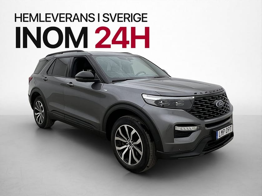 Bild 1 av Ford Explorer Plug-In Hybrid 457hk AWD ST 7-Sits Pano Skinn MOMS