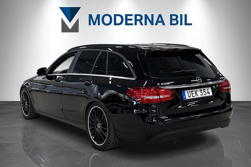 Bild 4 av Mercedes-Benz C 220 T d BlueTEC 170hk AMG-Fälg H&R Sänkt Navi Drag Nyserv
